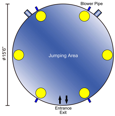 Cake Jumper Moonbounce Bounce House Scematics