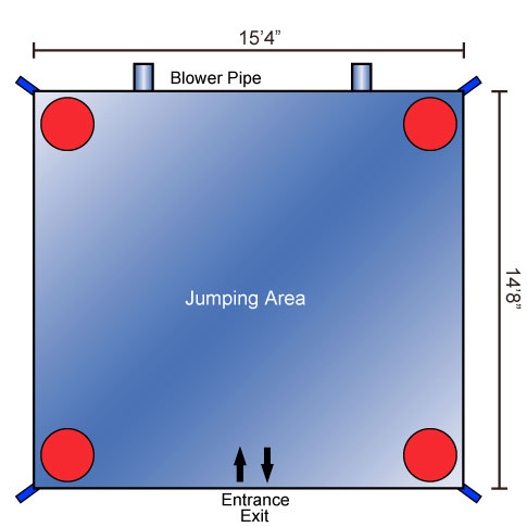 Cars Jumper Moonbounce Bounce House Schematics