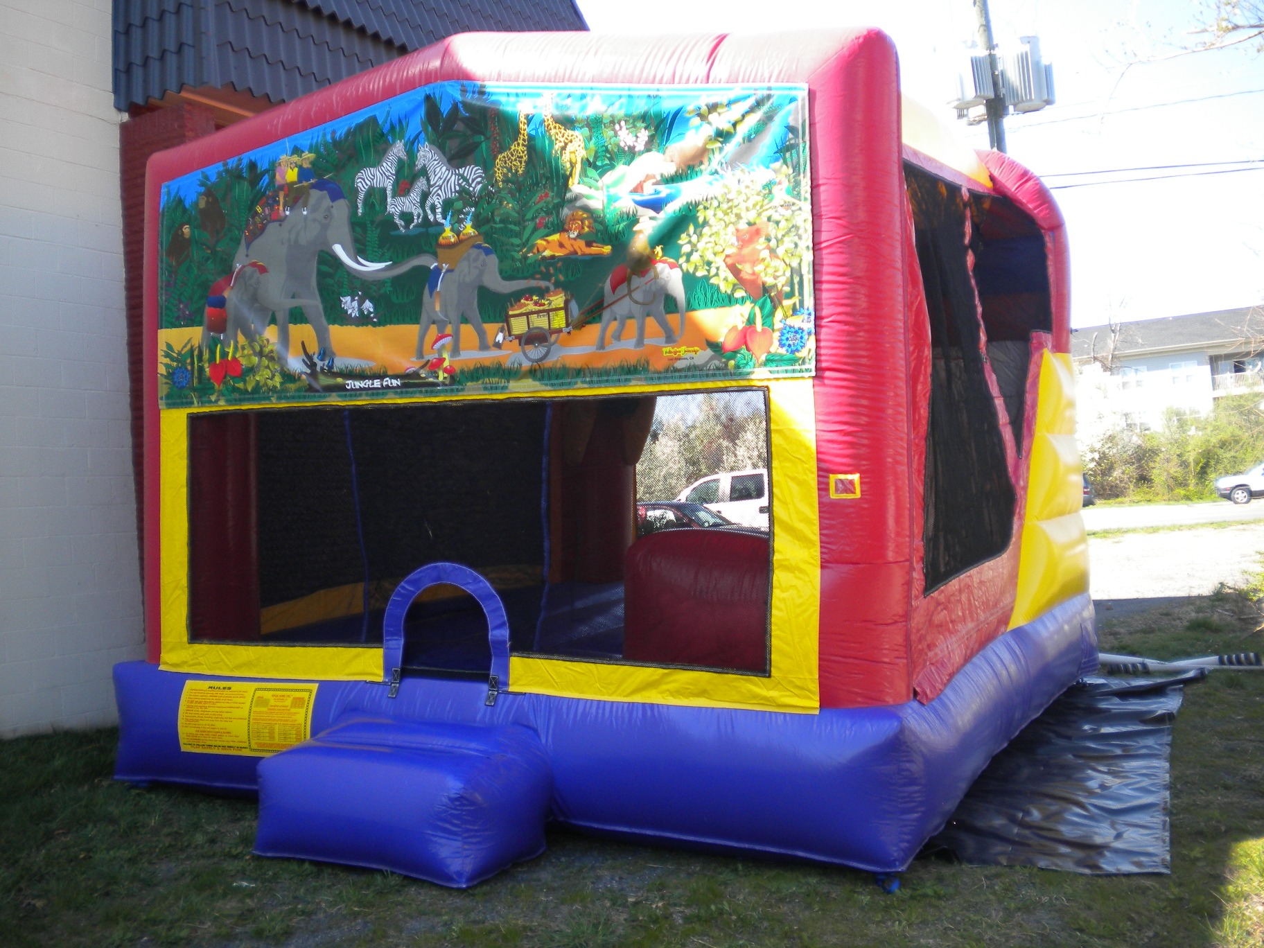 Module Combo House with Jungle Fun Panel Front Right View