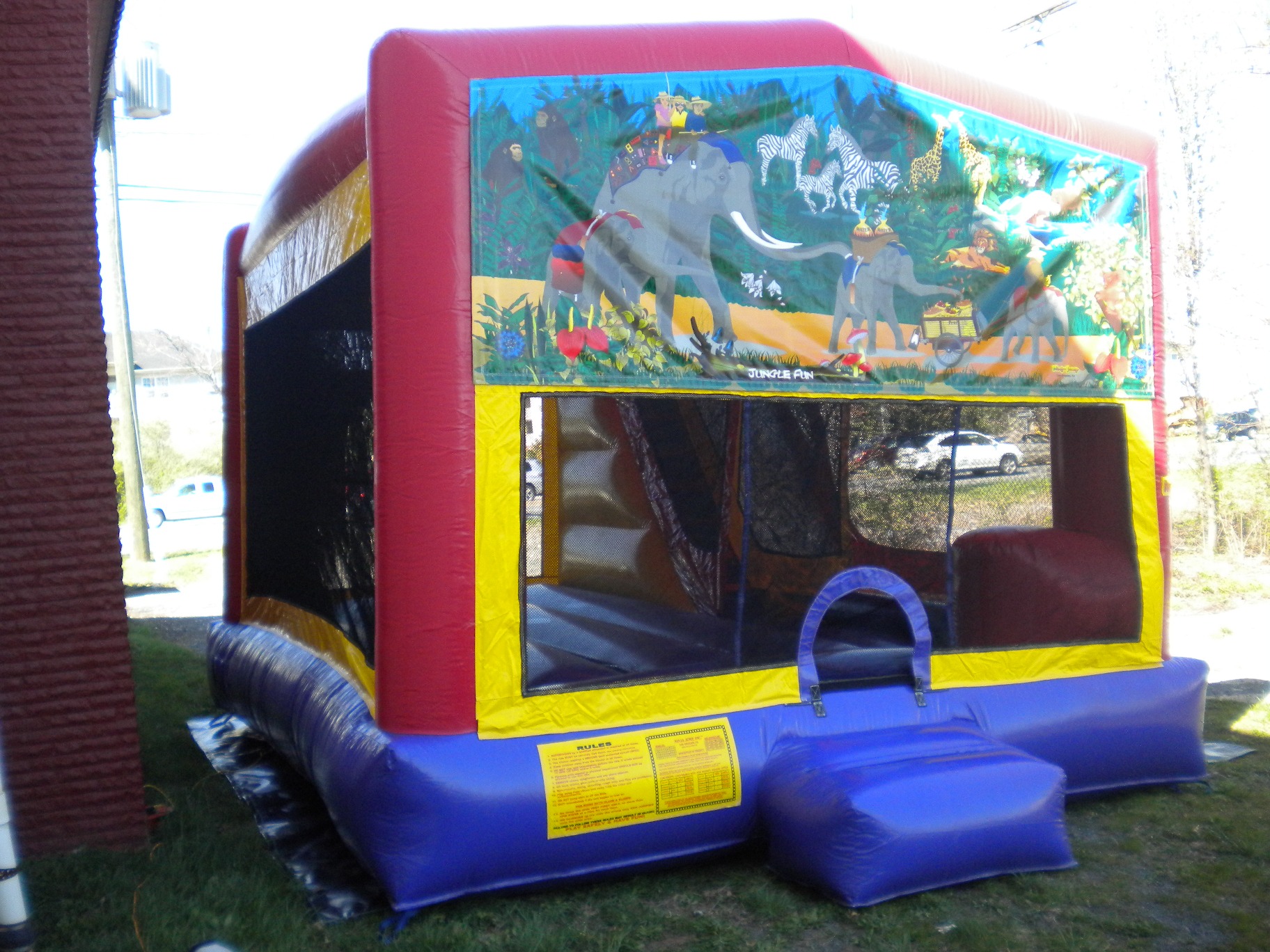 Module Combo House with Jungle Fun Panel Front Left View