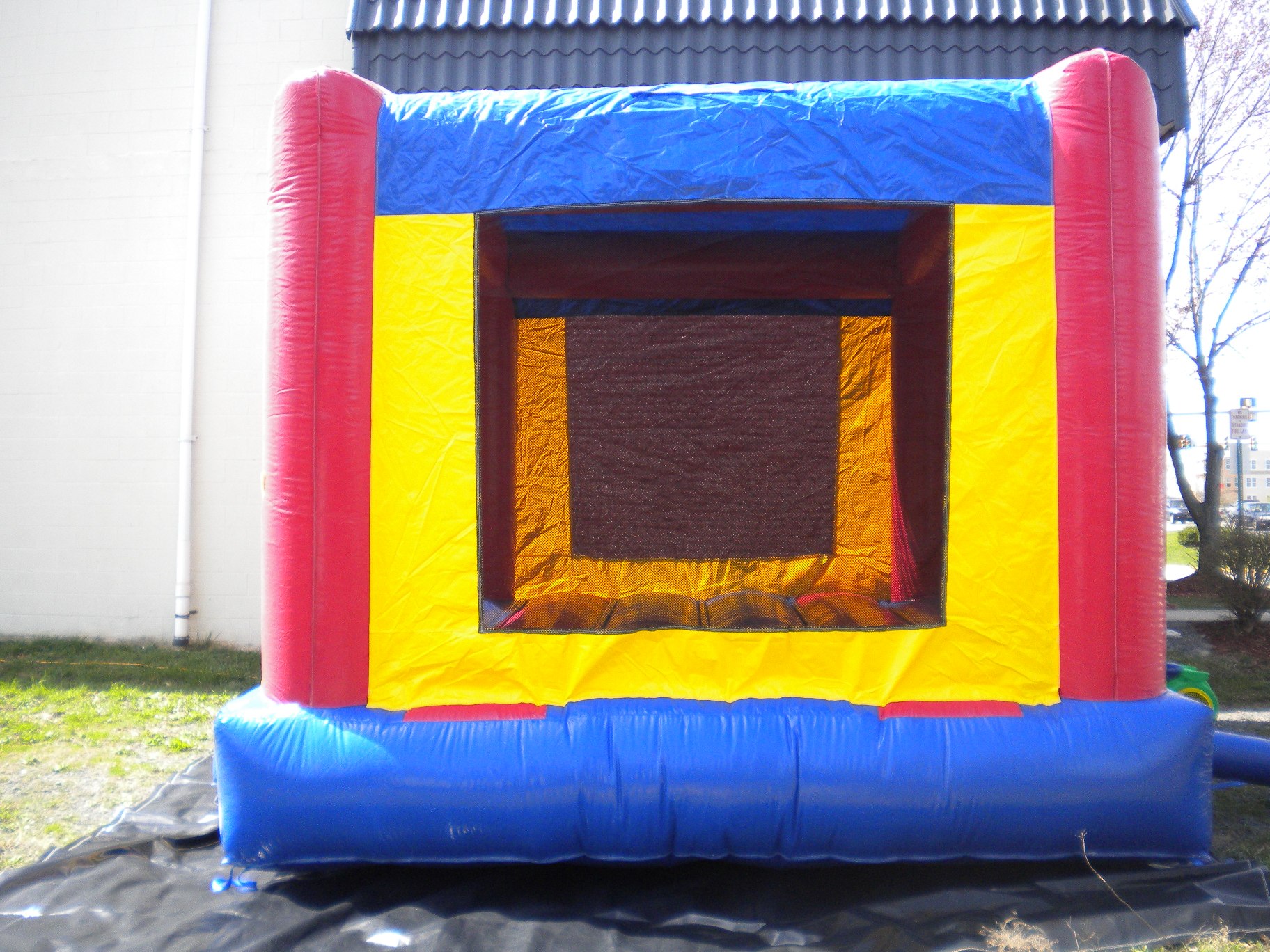 Blank Module House Moonbounce Side View