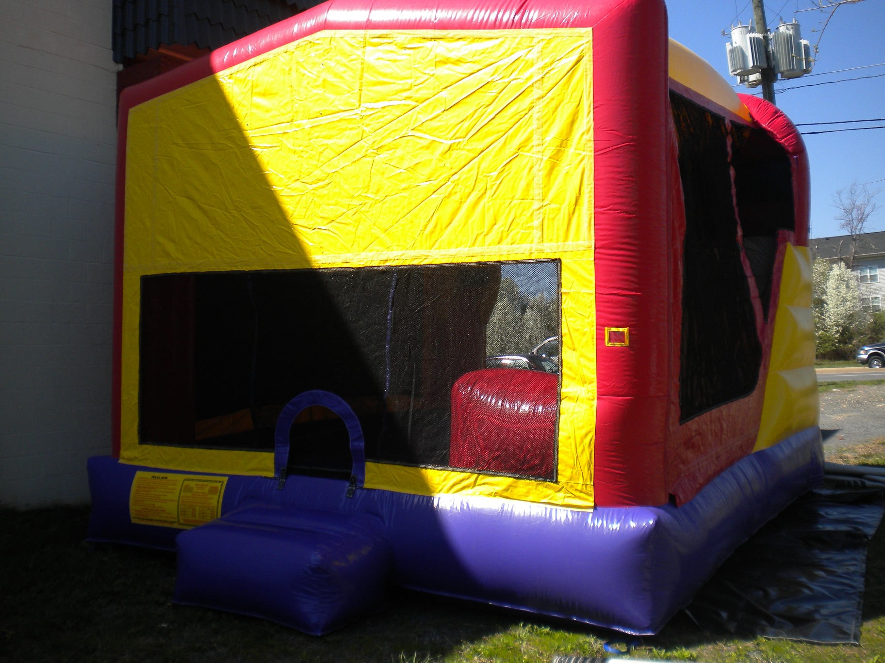  Blank Module Combo Bounse House Front Right View