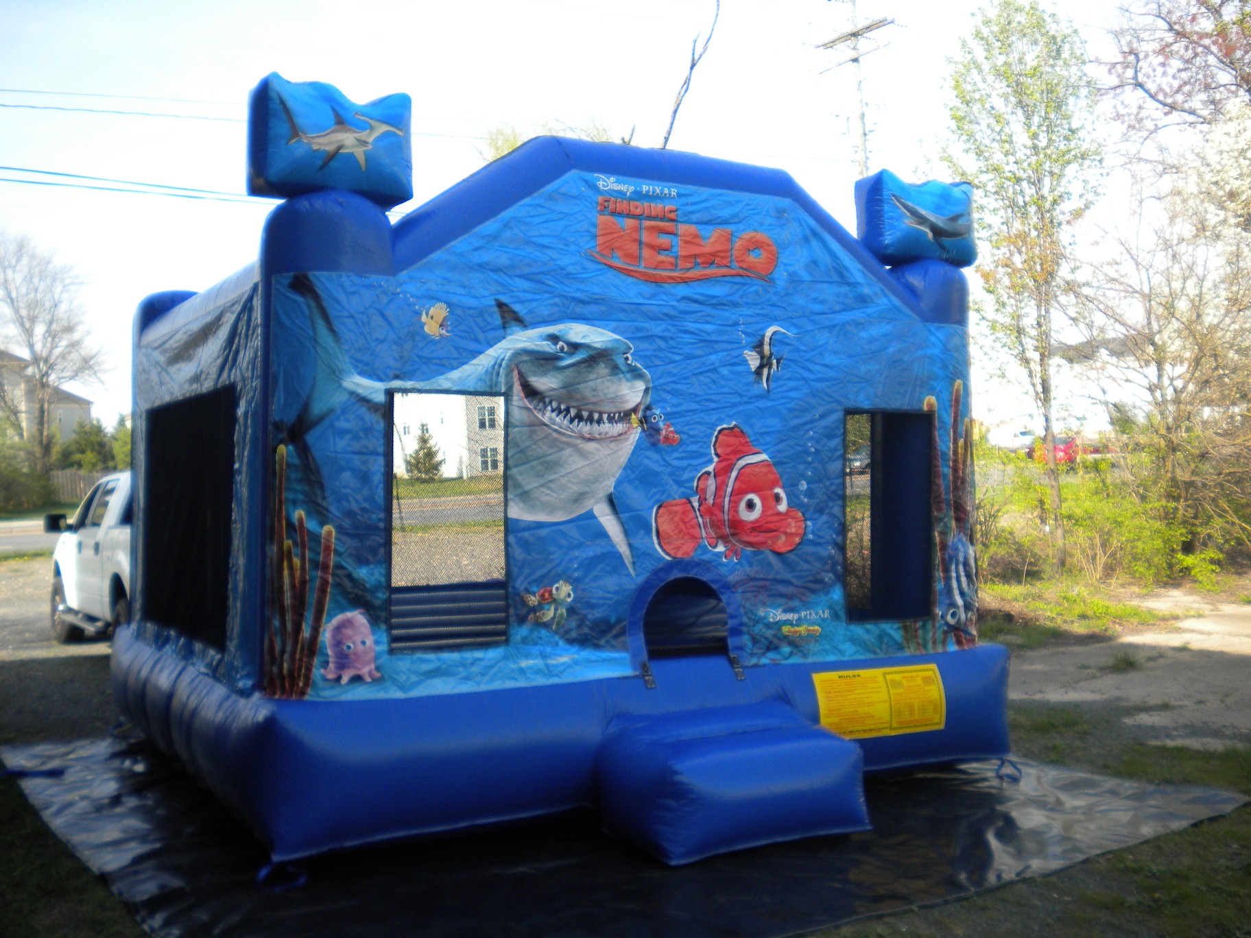 Finding Nemo Jumper Moonbouce Bounce House Front Left View