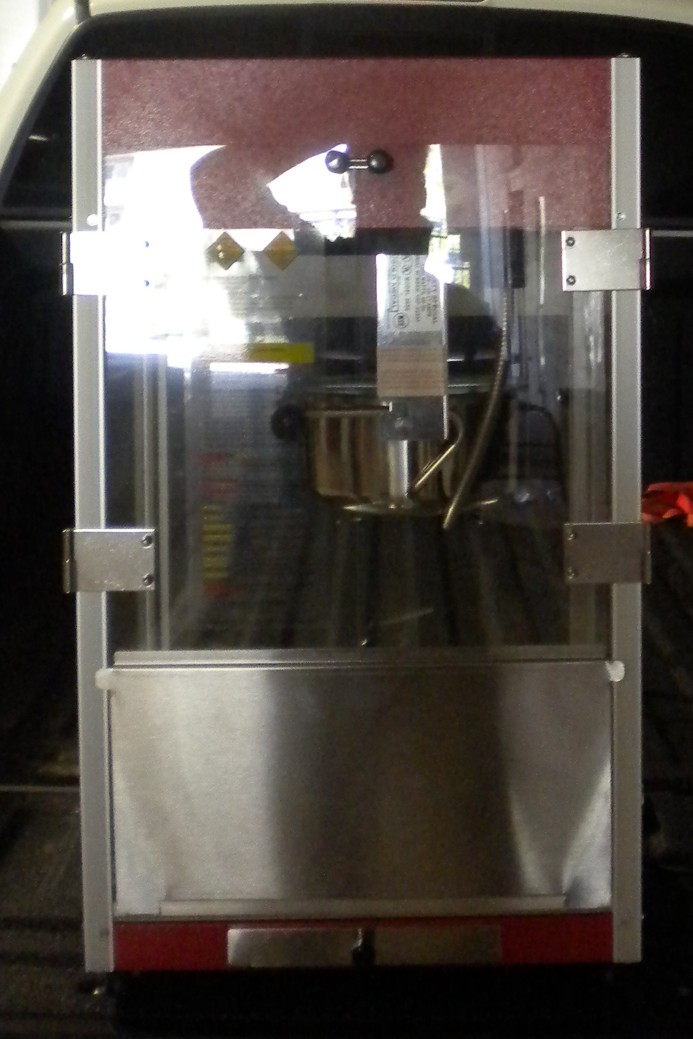 Popcorn Machine Rear View