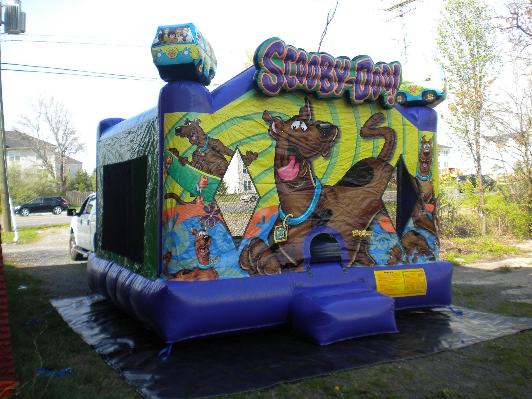 Scooby Doo Jumper Moonbounce Front Left View